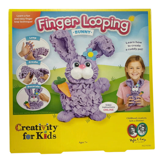Creativity for Kids Finger Looping Craft Kit - Choice of Design