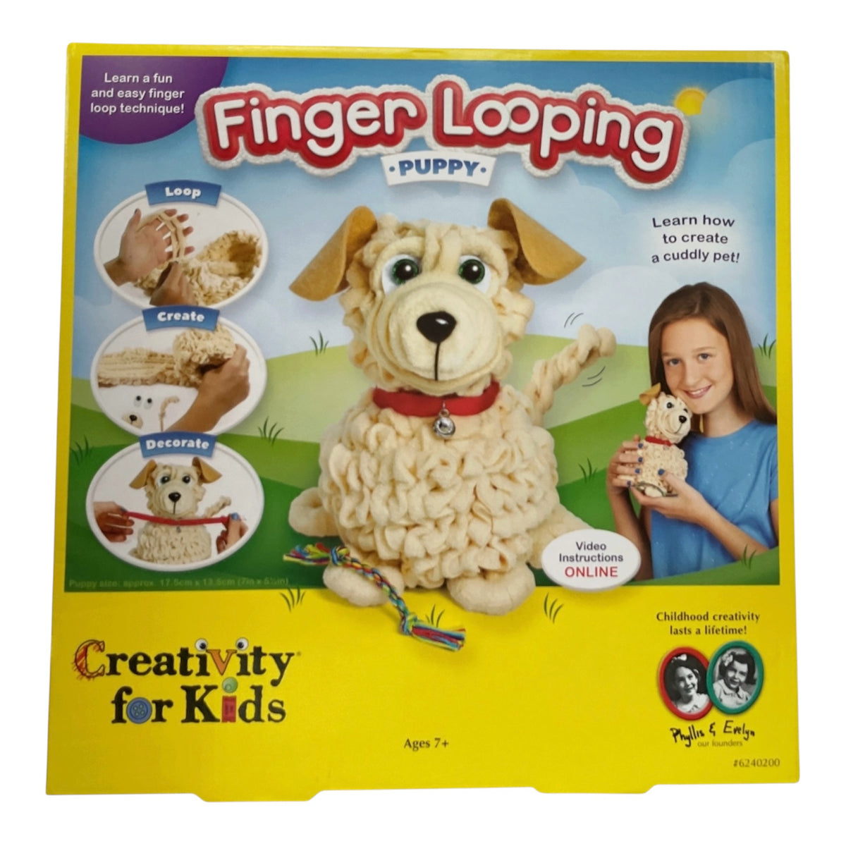 Creativity for Kids Finger Looping Craft Kit - Choice of Design